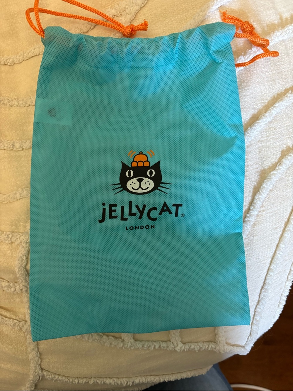 Jellycat Blue Drawstring dust bag